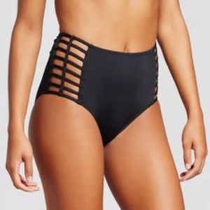 High-waisted bikini bottom